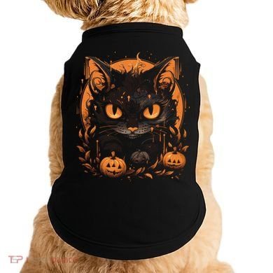 Halloween Cat Pumpkins Doggie Tank