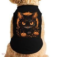 Halloween Cat Pumpkins Doggie Tank thumb 0
