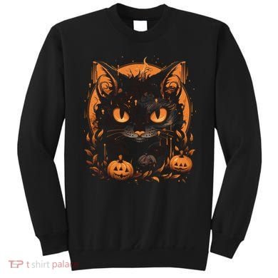 Halloween Cat Pumpkins Sweatshirt