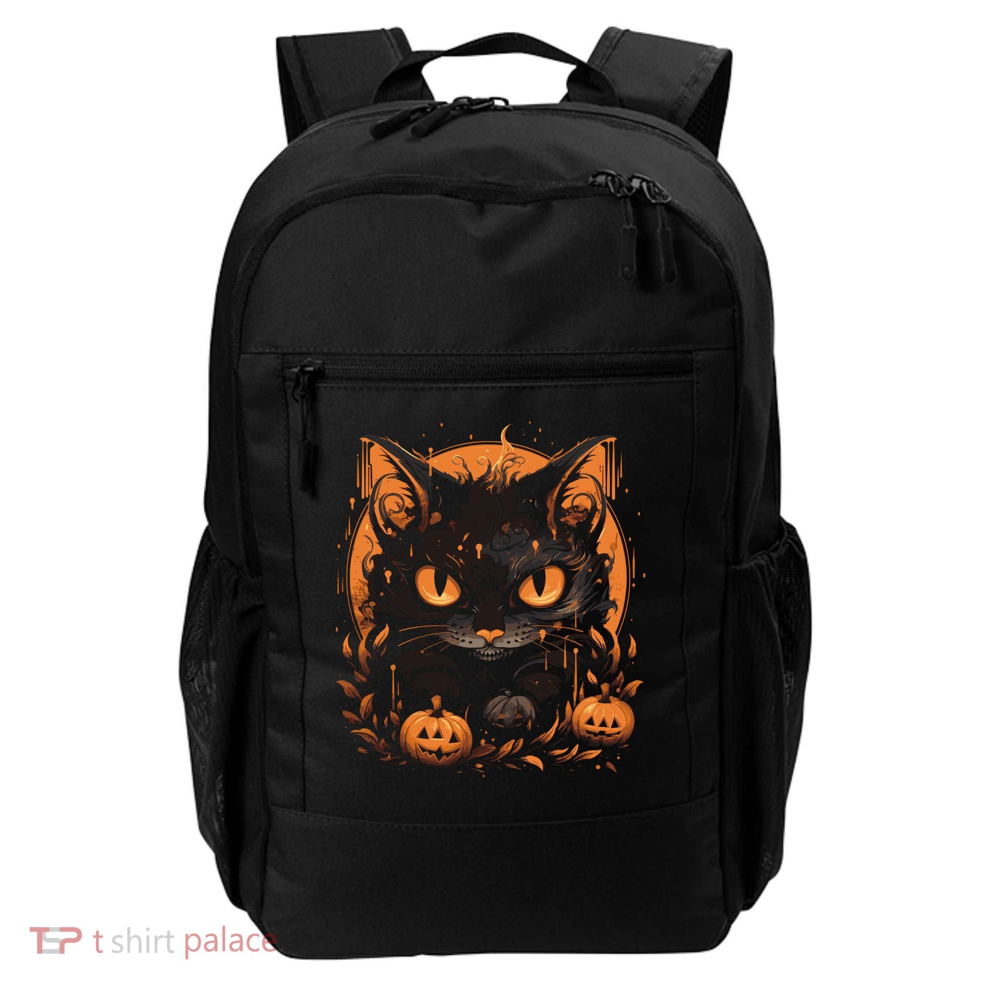 Halloween Cat Pumpkins Backpack