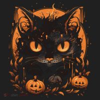 Halloween Cat Pumpkins Beanie thumb 2