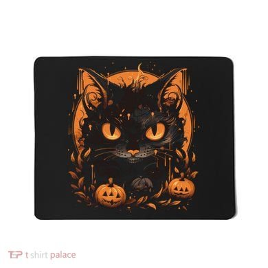 Halloween Cat Pumpkins Mousepad