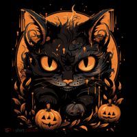 Halloween Cat Pumpkins Women's Tank Top thumb 5