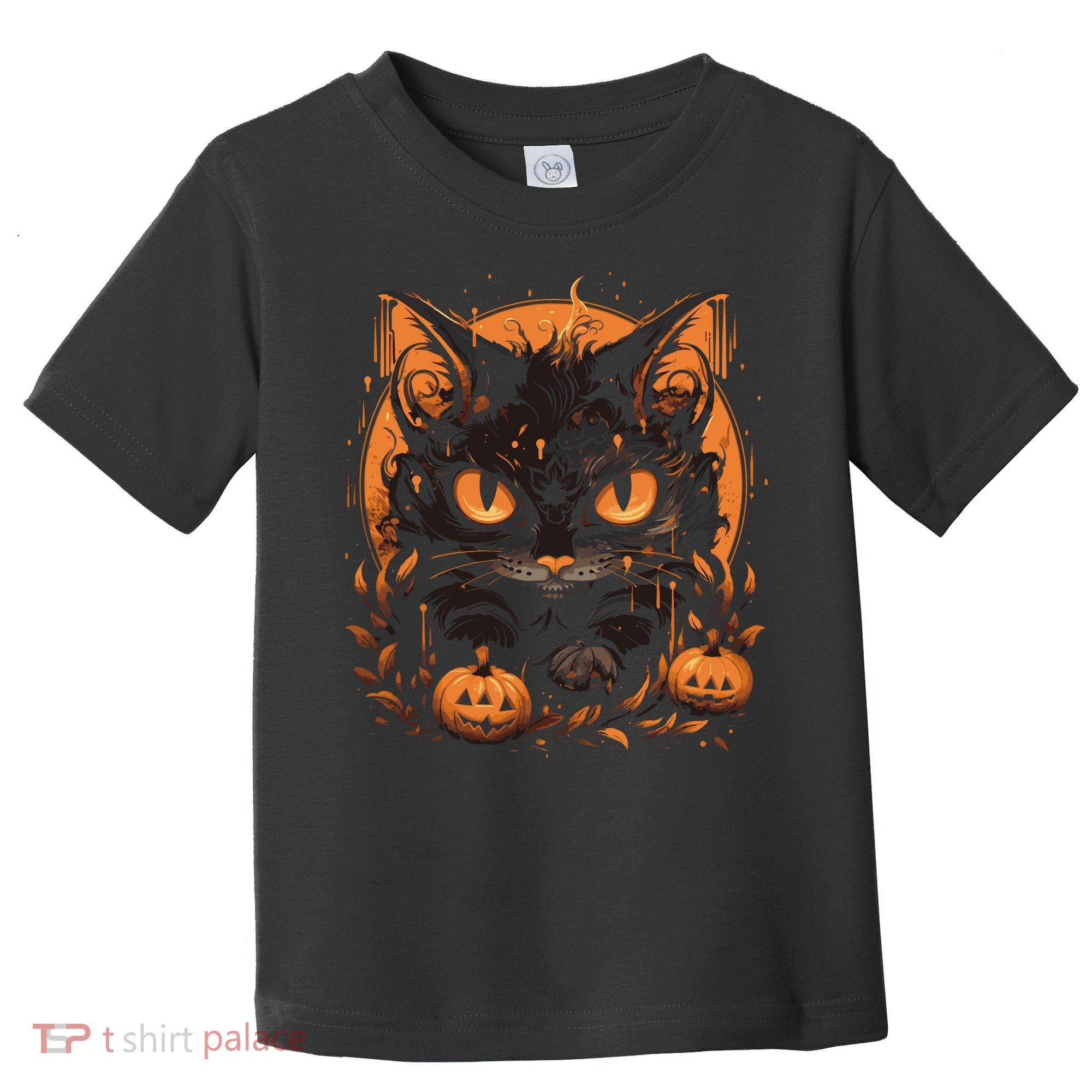 Halloween Cat Pumpkins Toddler T-Shirt