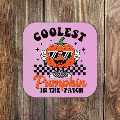 Halloween Coolest Pumpkin In The Patch Coaster