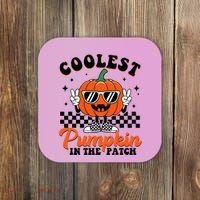 Halloween Coolest Pumpkin In The Patch Coaster thumb 0