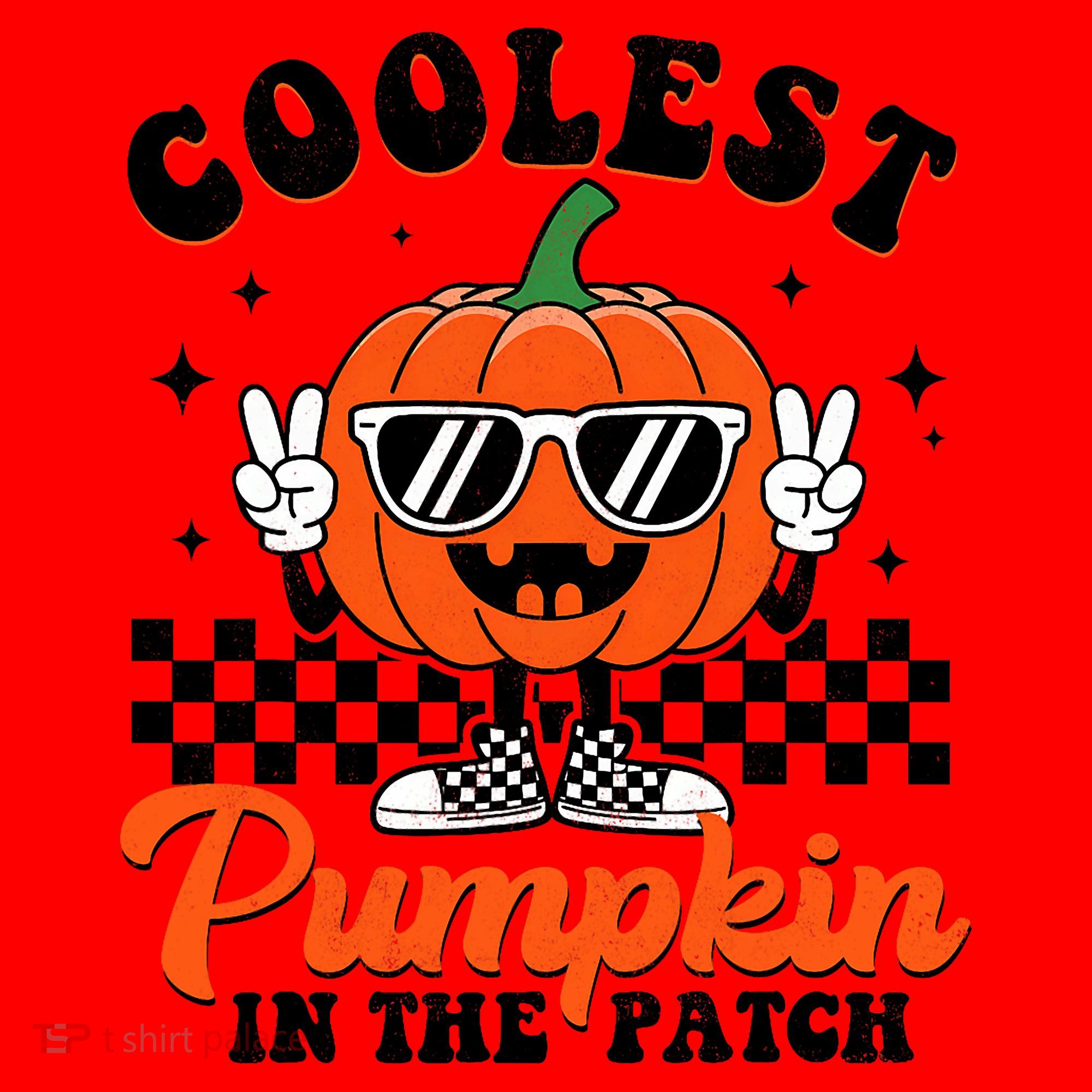 Halloween Coolest Pumpkin In The Patch Santa Hat