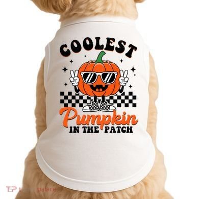 Halloween Coolest Pumpkin In The Patch Doggie Tank