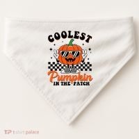 Halloween Coolest Pumpkin In The Patch USA-Made Doggie Bandana thumb 0