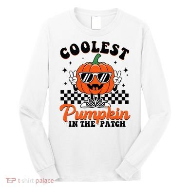 Halloween Coolest Pumpkin In The Patch Long Sleeve Shirt