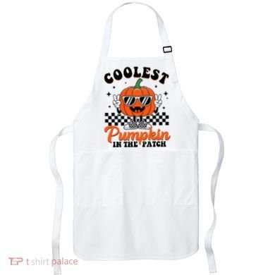 Halloween Coolest Pumpkin In The Patch Apron
