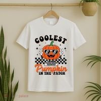 Halloween Coolest Pumpkin In The Patch T-Shirt thumb 2