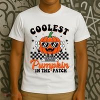 Halloween Coolest Pumpkin In The Patch T-Shirt thumb 3