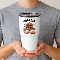 Halloween Coolest Pumpkin In The Patch Tumbler thumb 2