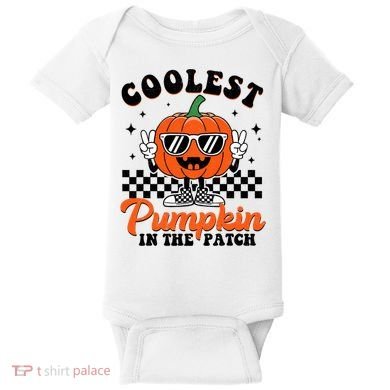 Halloween Coolest Pumpkin In The Patch Baby Bodysuit