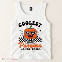 Halloween Coolest Pumpkin In The Patch Tank Top thumb 2