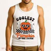 Halloween Coolest Pumpkin In The Patch Tank Top thumb 3