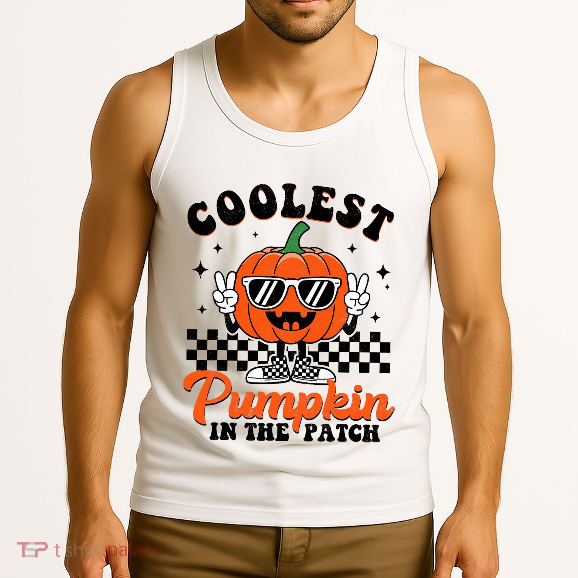 Halloween Coolest Pumpkin In The Patch Tank Top