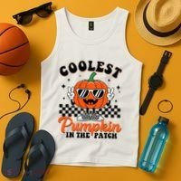 Halloween Coolest Pumpkin In The Patch Tank Top thumb 4