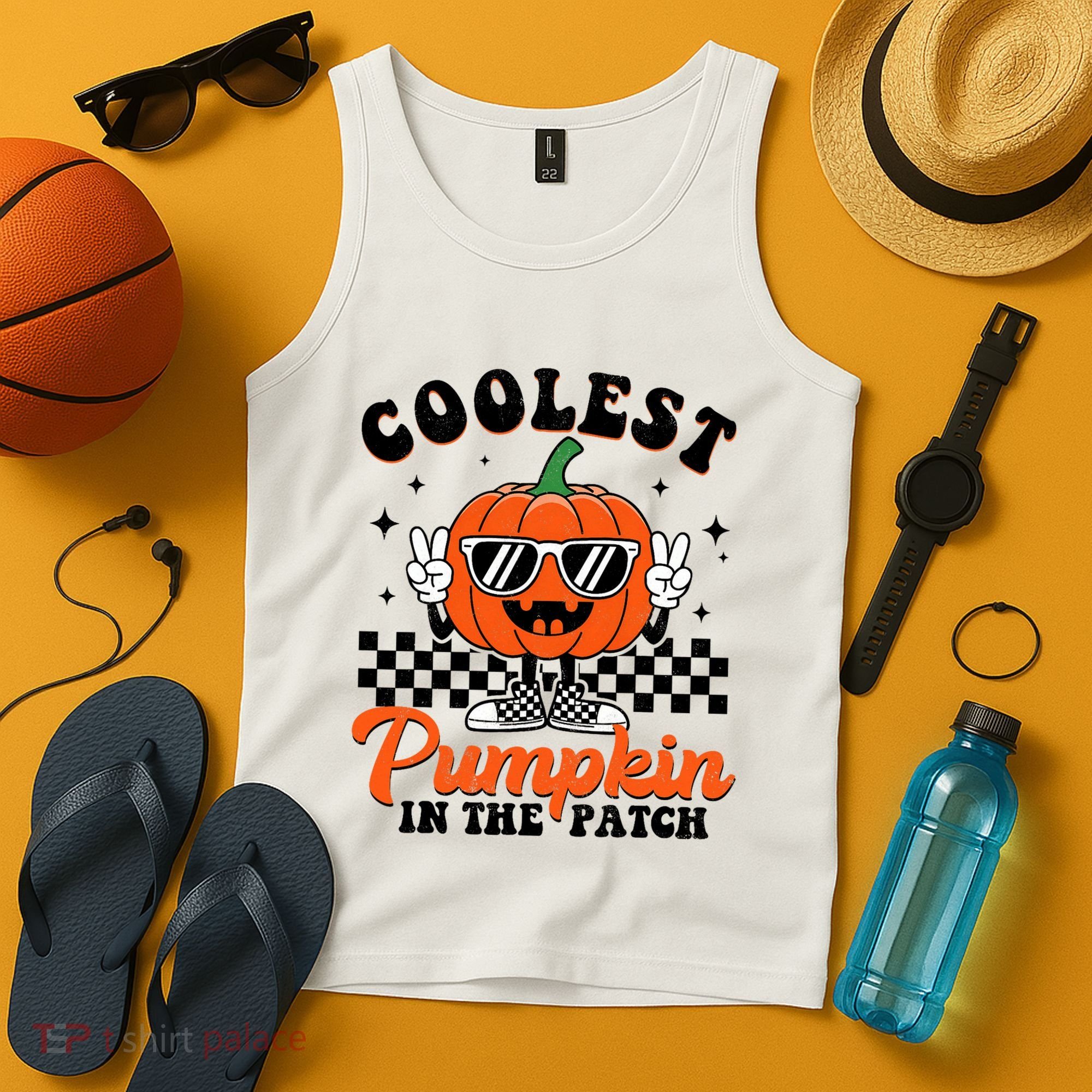 Halloween Coolest Pumpkin In The Patch Tank Top