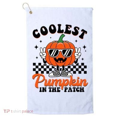 Halloween Coolest Pumpkin In The Patch Golf Towel