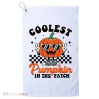 Halloween Coolest Pumpkin In The Patch Golf Towel thumb 0