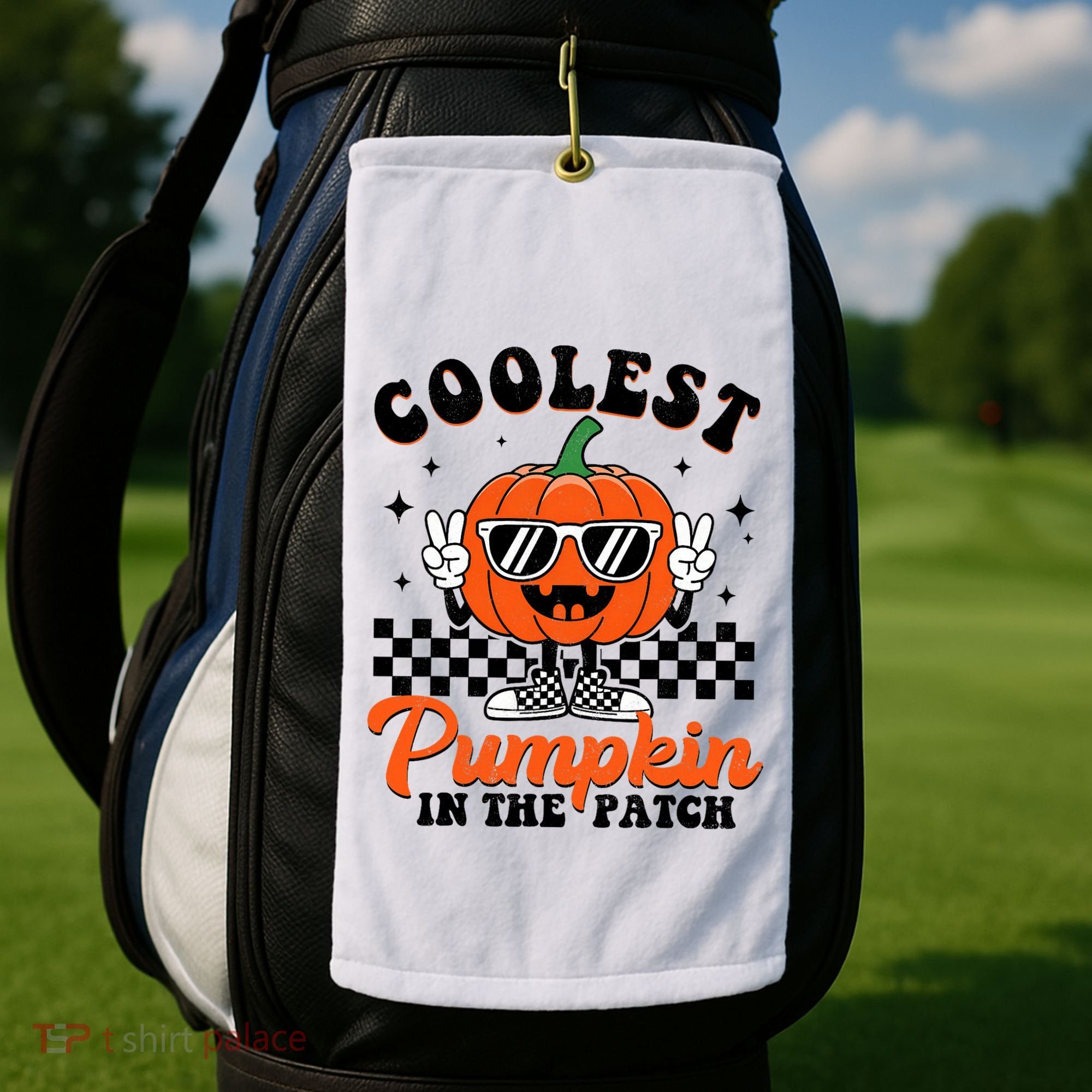 Halloween Coolest Pumpkin In The Patch Golf Towel