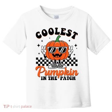 Halloween Coolest Pumpkin In The Patch Toddler T-Shirt