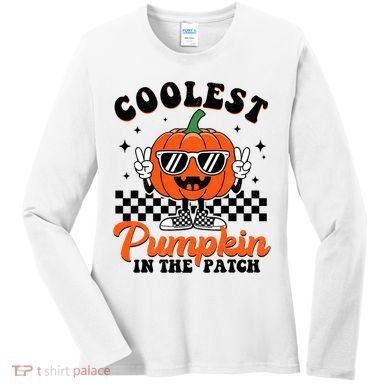 Halloween Coolest Pumpkin In The Patch Women's Long Sleeve Shirt