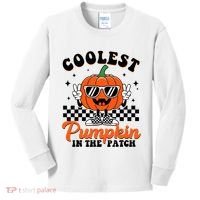 Halloween Coolest Pumpkin In The Patch Kids Long Sleeve Shirt thumb 0