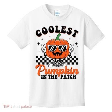 Halloween Coolest Pumpkin In The Patch Kids T-Shirt