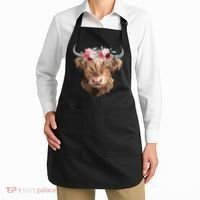 Highland Cow Painting Apron thumb 2
