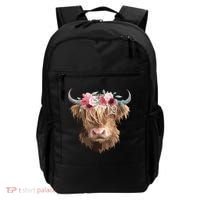 Highland Cow Painting Backpack thumb 0