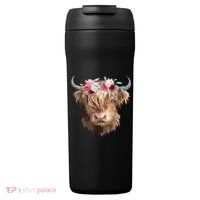 Highland Cow Painting 24oz Duet Stainless Steel Tumbler thumb 0