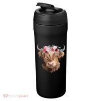 Highland Cow Painting 24oz Duet Stainless Steel Tumbler thumb 3