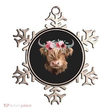 Highland Cow Painting Ornament