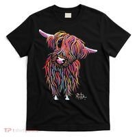 HiGHLaND CoW PRiNT ANiMaL PRiNT BoLLY T-Shirt thumb 0