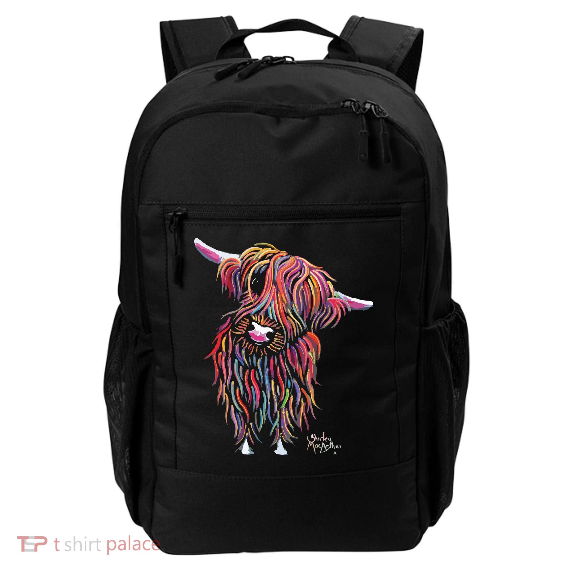 HiGHLaND CoW PRiNT ANiMaL PRiNT BoLLY Backpack