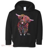 HiGHLaND CoW PRiNT ANiMaL PRiNT BoLLY Toddler Hoodie thumb 0