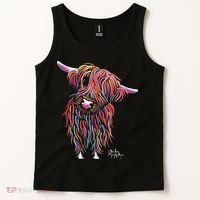 HiGHLaND CoW PRiNT ANiMaL PRiNT BoLLY Tank Top thumb 2
