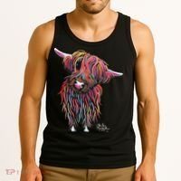 HiGHLaND CoW PRiNT ANiMaL PRiNT BoLLY Tank Top thumb 3