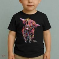 HiGHLaND CoW PRiNT ANiMaL PRiNT BoLLY Toddler T-Shirt thumb 2