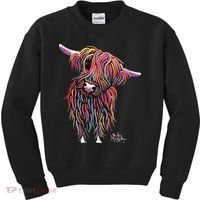 HiGHLaND CoW PRiNT ANiMaL PRiNT BoLLY Kids Sweatshirt thumb 0