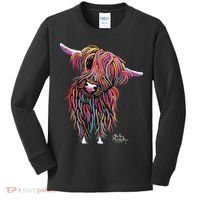 HiGHLaND CoW PRiNT ANiMaL PRiNT BoLLY Kids Long Sleeve Shirt thumb 0