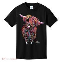 HiGHLaND CoW PRiNT ANiMaL PRiNT BoLLY Kids T-Shirt thumb 0
