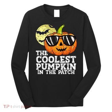 Halloween Coolest Pumpkin In The Patch Long Sleeve Shirt