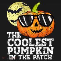 Halloween Coolest Pumpkin In The Patch Pajama Set thumb 2