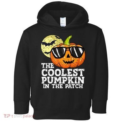 Halloween Coolest Pumpkin In The Patch Toddler Hoodie