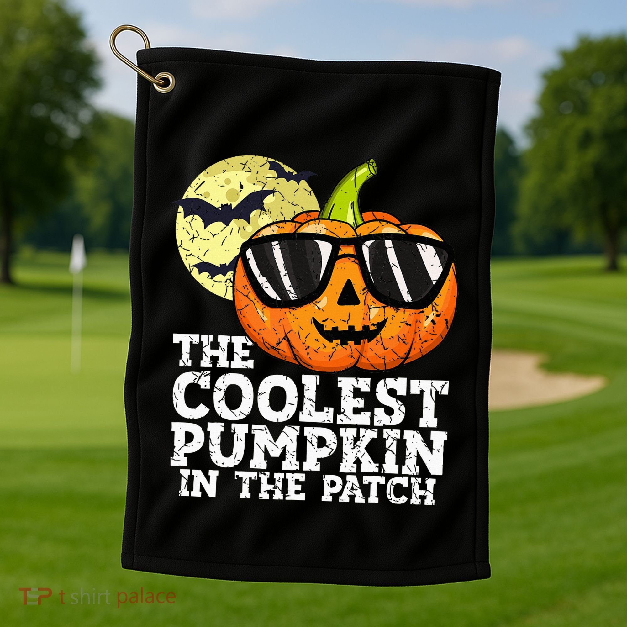 Halloween Coolest Pumpkin In The Patch Golf Towel