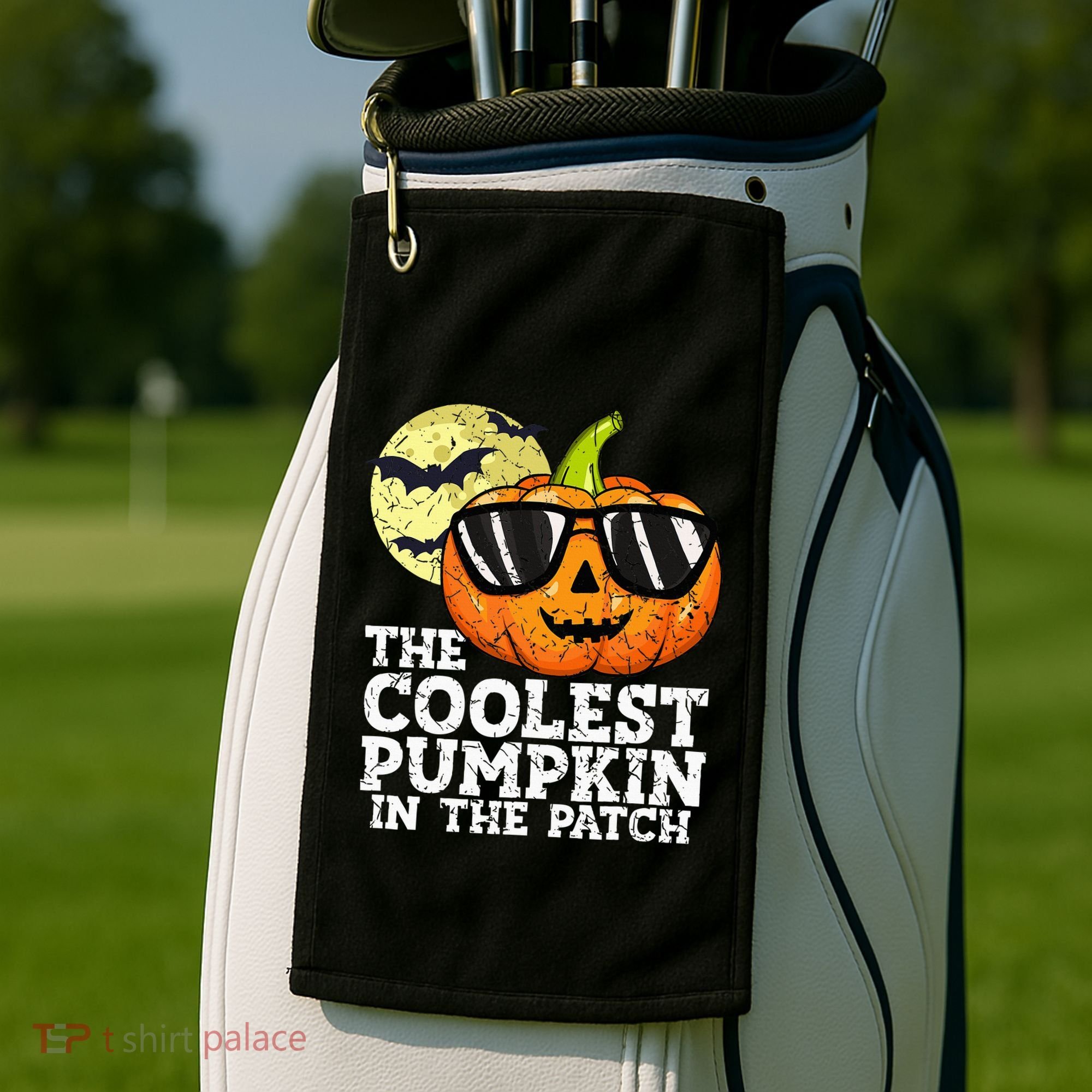 Halloween Coolest Pumpkin In The Patch Golf Towel